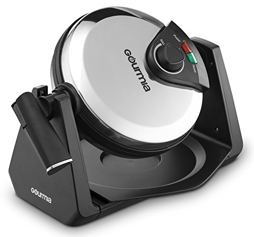 Gourmia stainless-steel Belgian waffle maker
