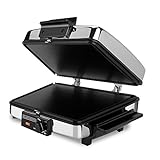 BLACK+DECKER 3-in-1 Waffle Maker with Nonstick Reversible Plates, Stainless Steel, G48TD
