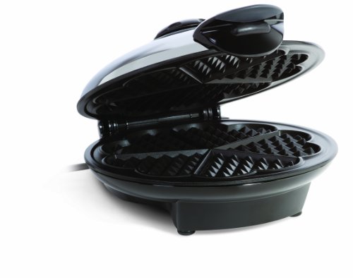 Euro Cuisine Eco-Friendly Heart Shaped Waffle Maker