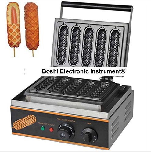 boshi-electronic-instrument-fy117-commericalhome-use-non-stick-5pcs-110v-220v-electric-french-hot-dog-waffle-on-a-stick-maker-baking-equipment-ce-certification