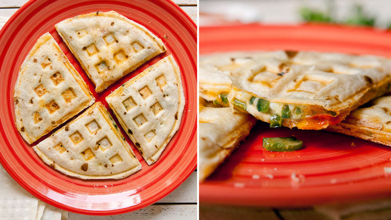 How to Make a Quesadilla with a Waffle Maker