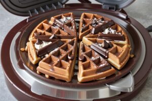 Chocolate Chips in a Waffle Maker